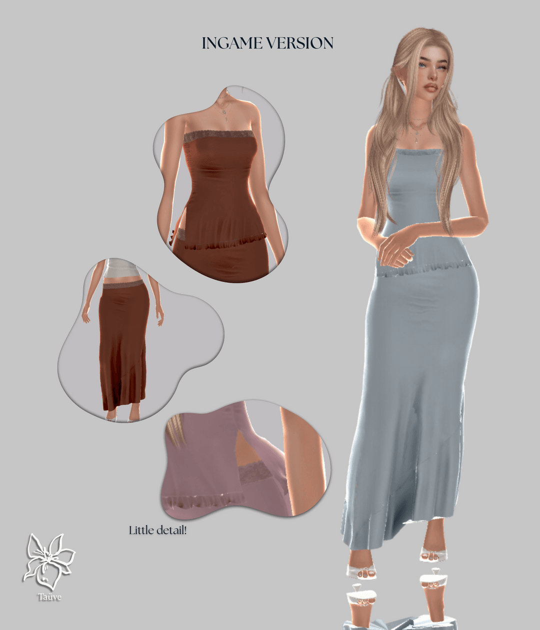 Галерея мода Сет одежды Dustbound Set #2